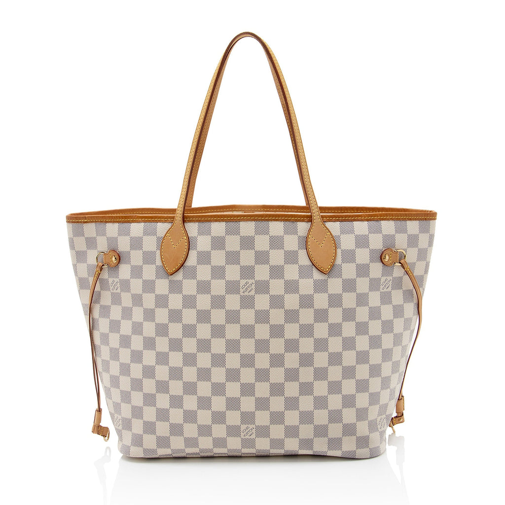 Louis Vuitton Damier Azur Neverfull MM Tote (SHF-sLwz5U)