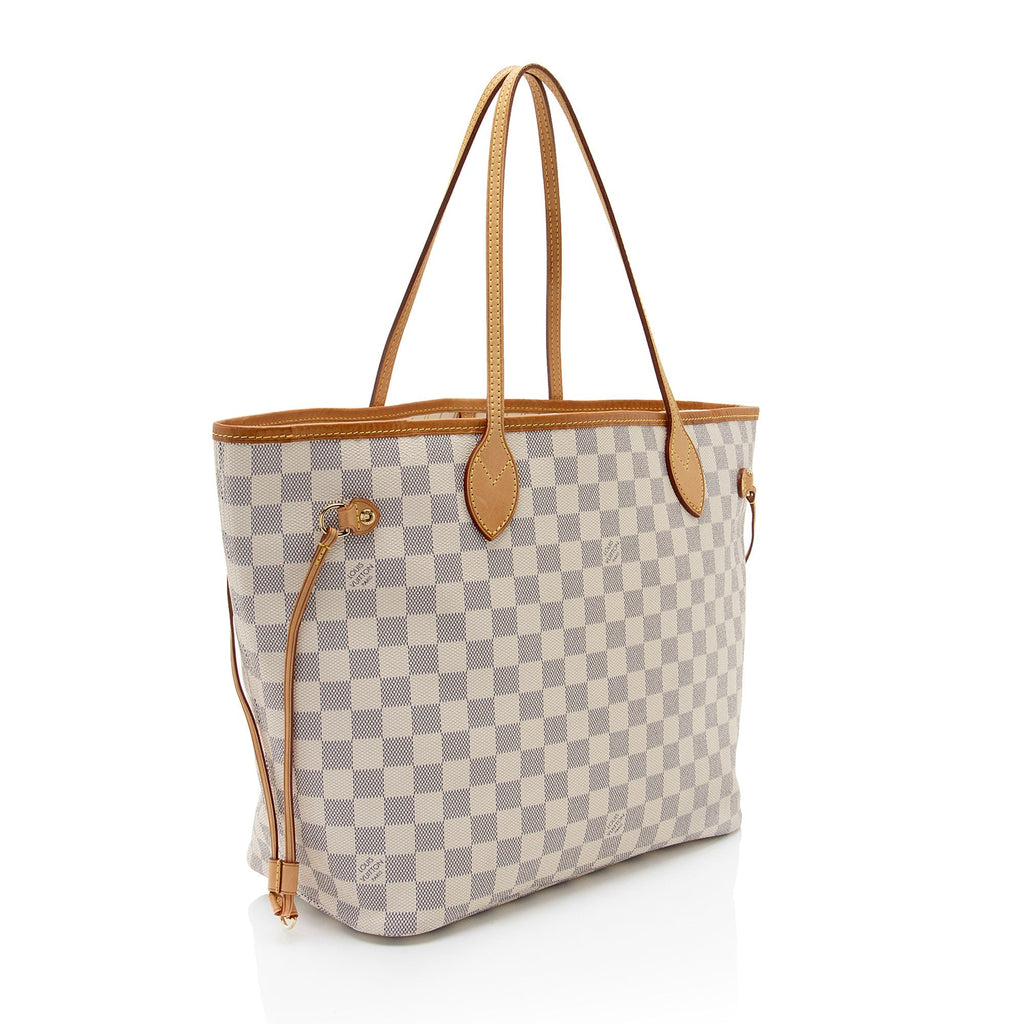 Louis Vuitton Damier Azur Neverfull MM Tote (SHF-sLwz5U)
