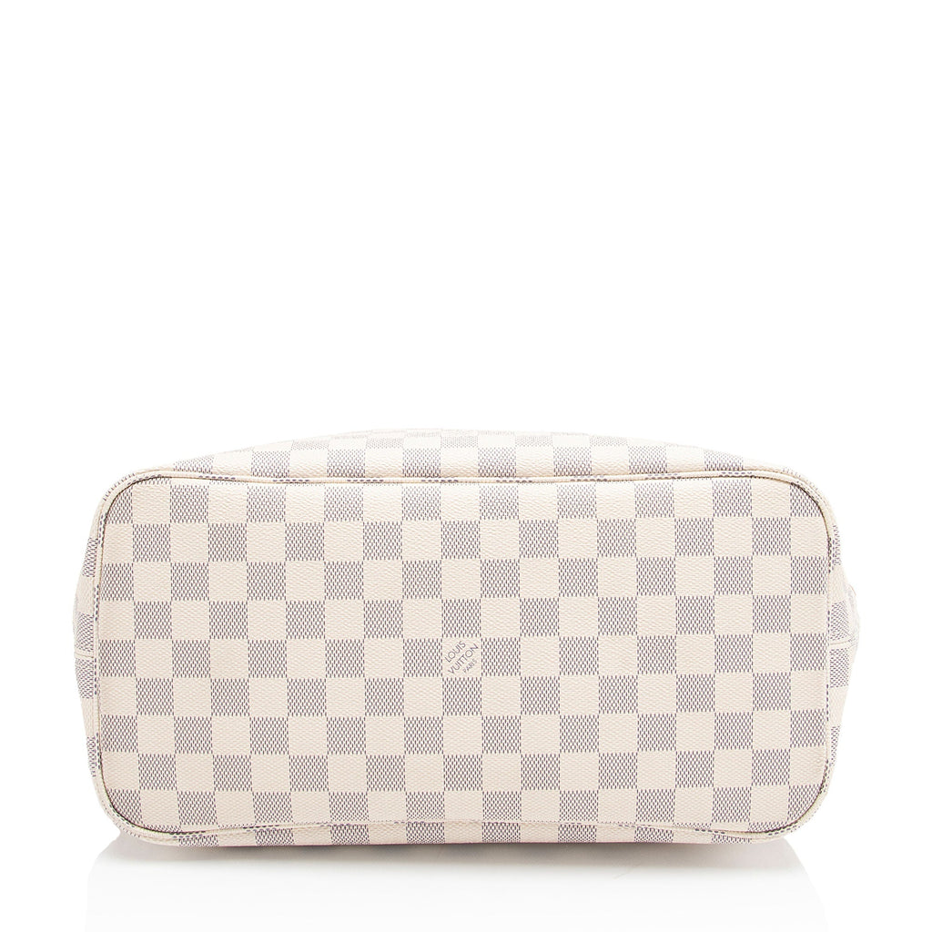 Louis Vuitton Damier Azur Neverfull MM Tote (SHF-E9JIhp)