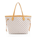 Louis Vuitton Damier Azur Neverfull MM Tote (SHF-E9JIhp)
