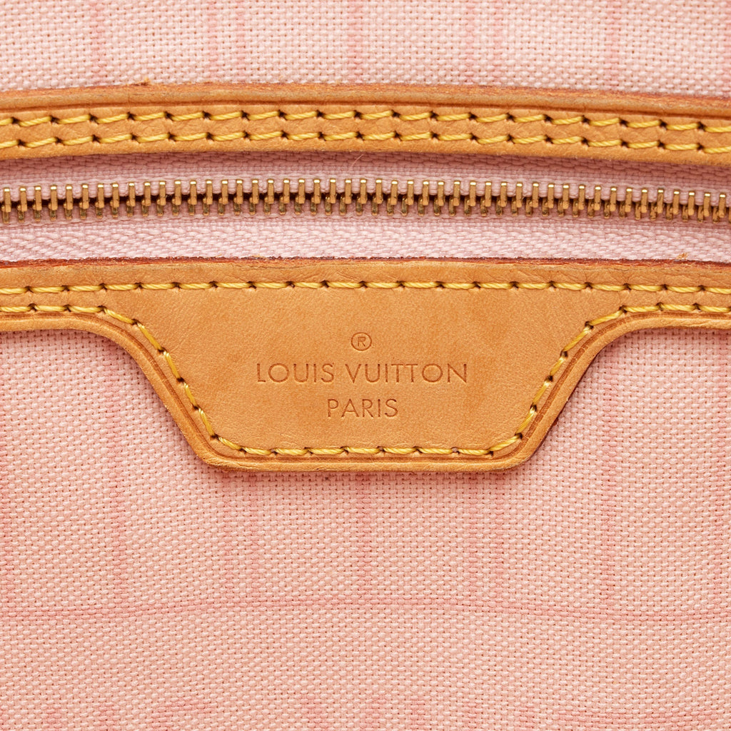 Louis Vuitton Damier Azur Neverfull MM Tote (SHF-E9JIhp)