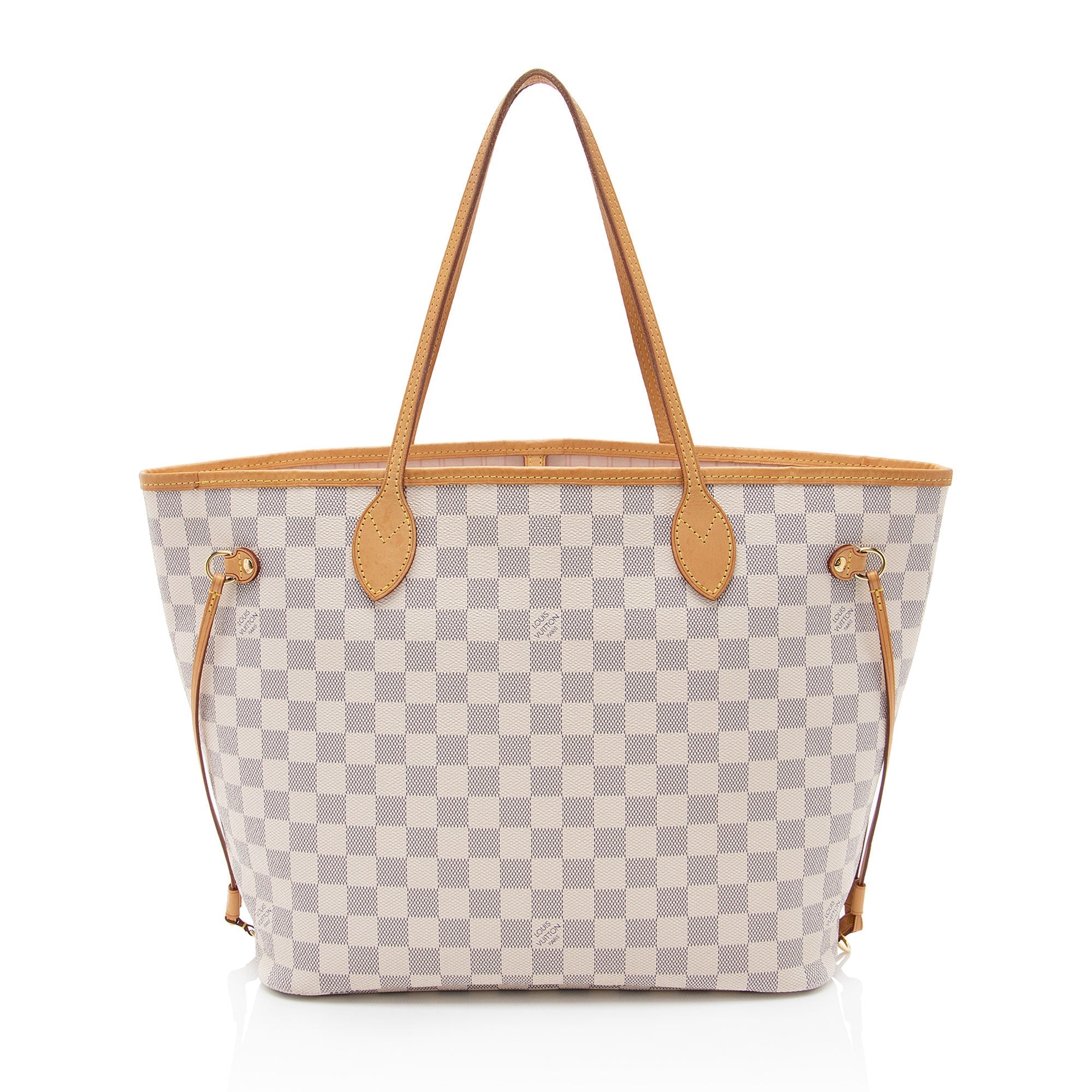 Louis Vuitton Damier Azur Neverfull MM Tote (SHF-qjLpho)