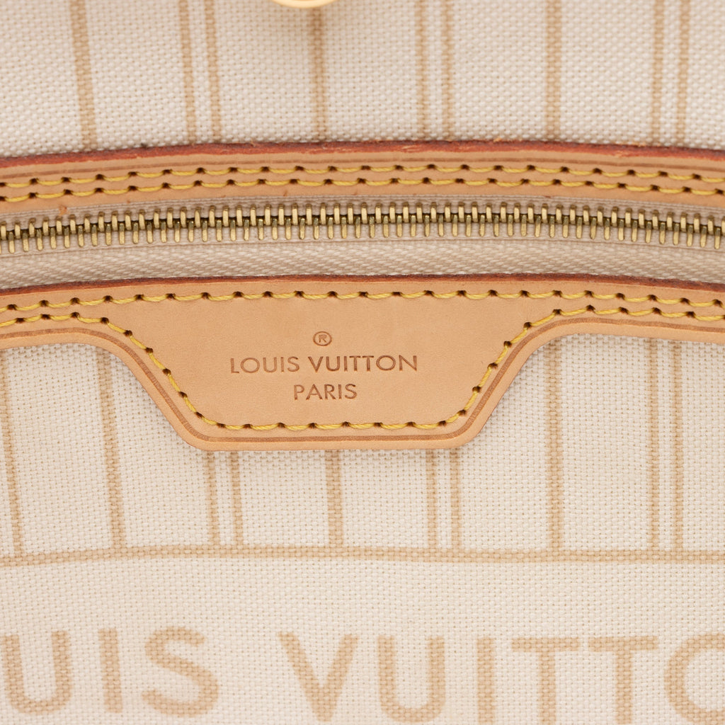 Louis Vuitton Damier Azur Neverfull MM Tote (SHF-LojKbI)