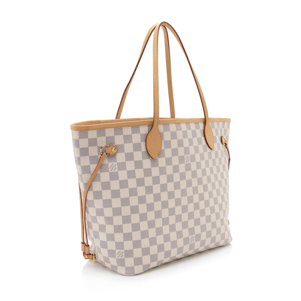 Louis Vuitton Damier Azur Neverfull MM Tote (SHF-LojKbI)