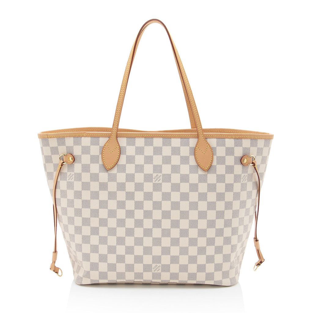 Louis Vuitton Damier Azur Neverfull MM Tote (SHF-bHB5vU)