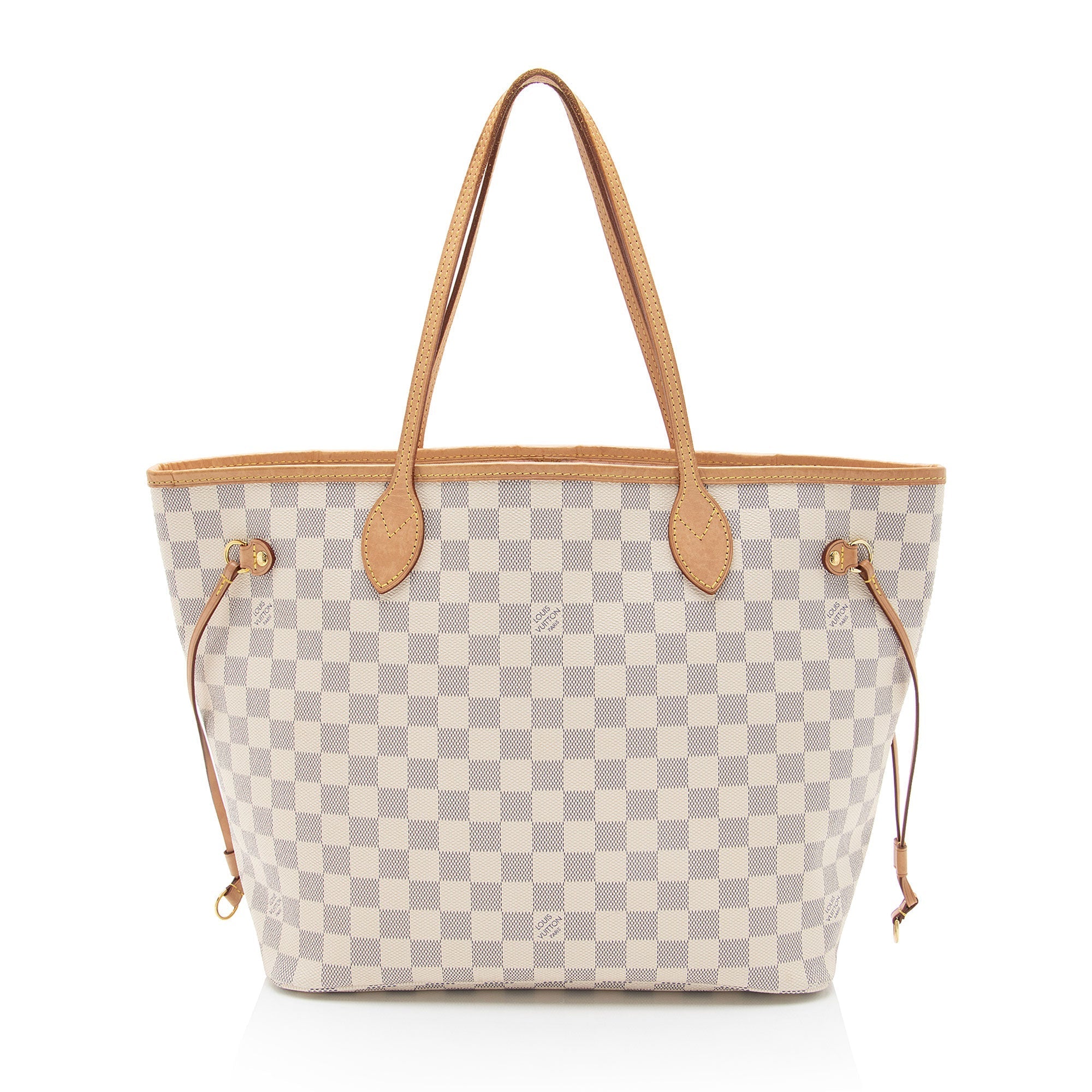 Louis Vuitton Damier Azur Neverfull MM Tote (SHF-Qy78xW)
