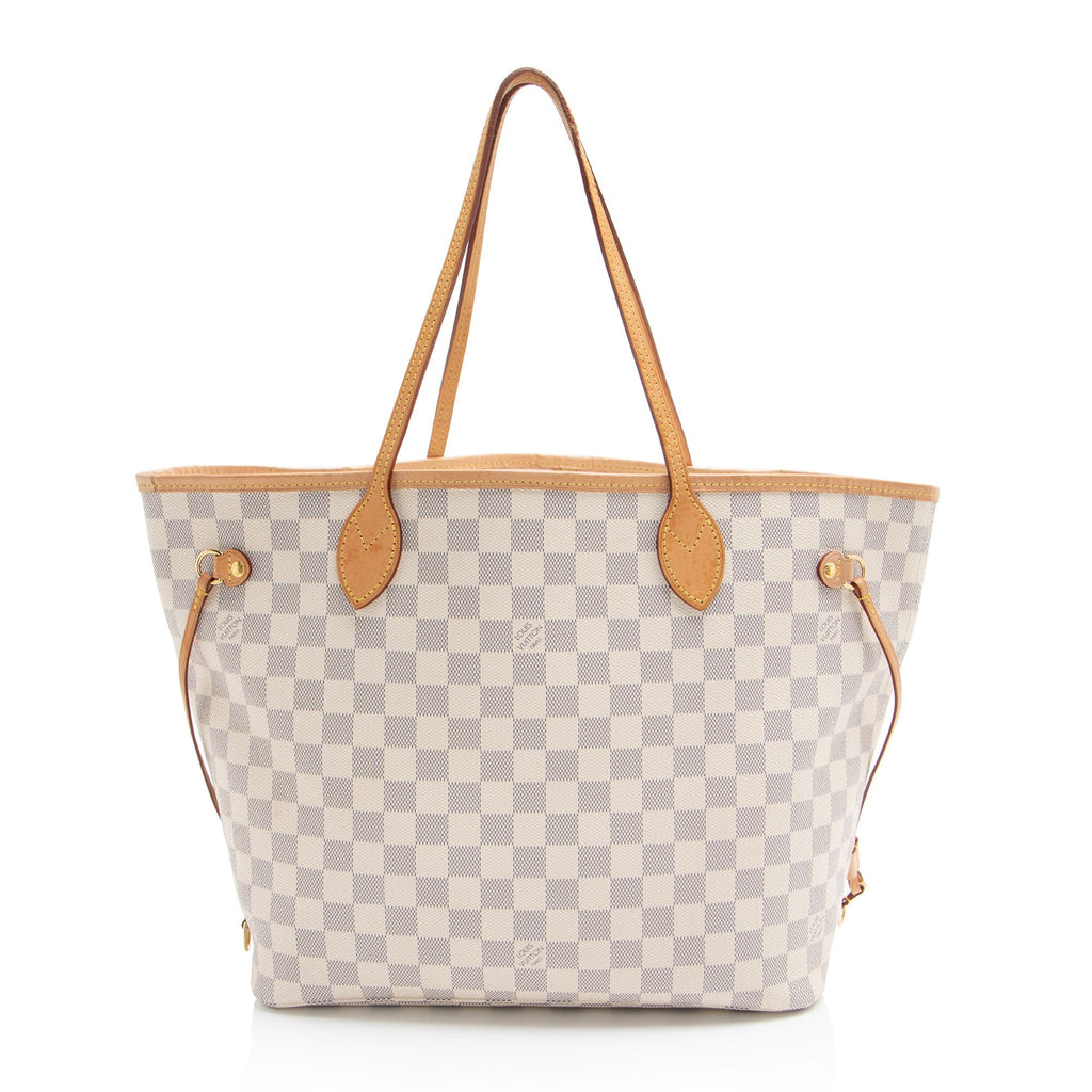 Louis Vuitton Damier Azur Neverfull MM Tote (SHF-S3g6Rs)
