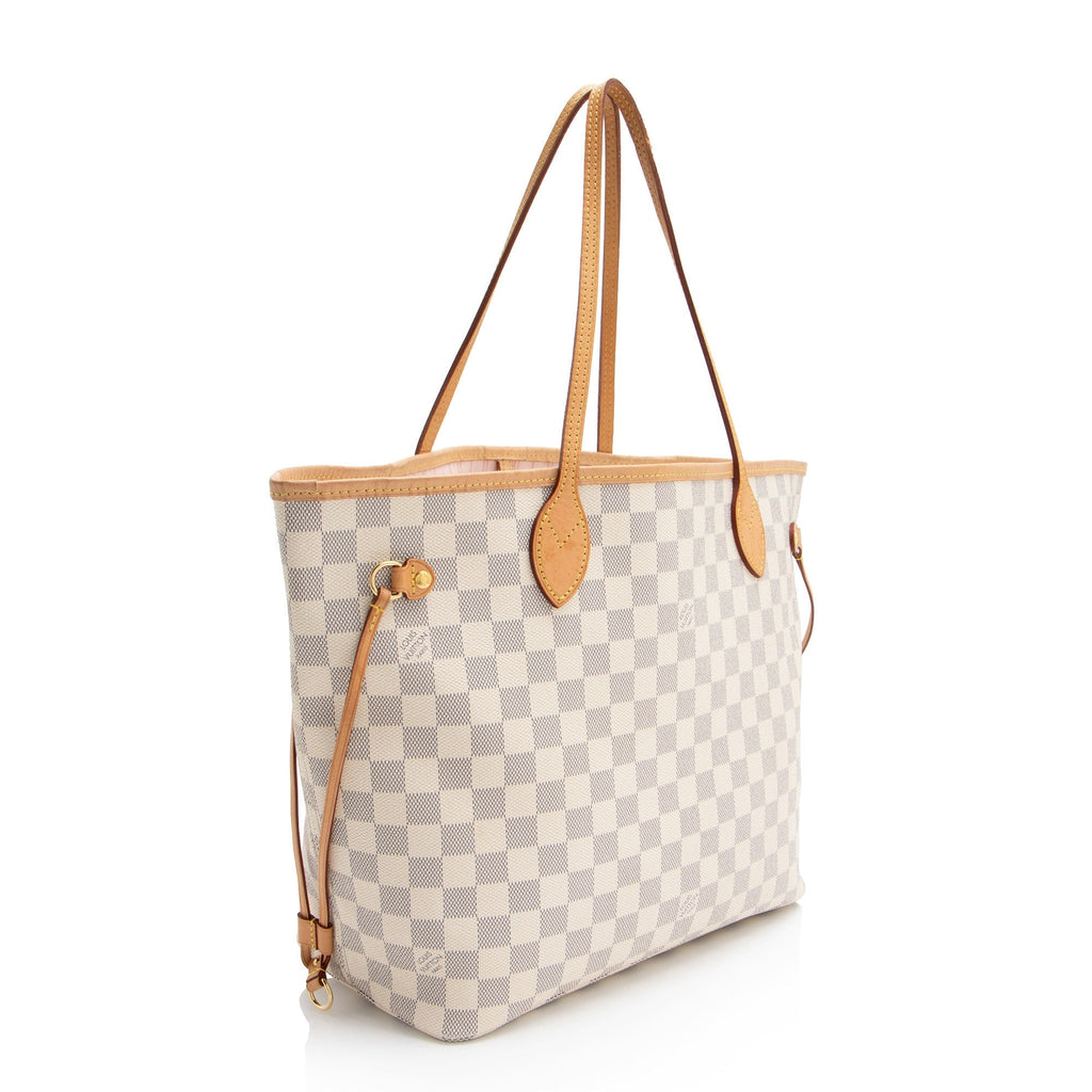Louis Vuitton Damier Azur Neverfull MM Tote (SHF-S3g6Rs)