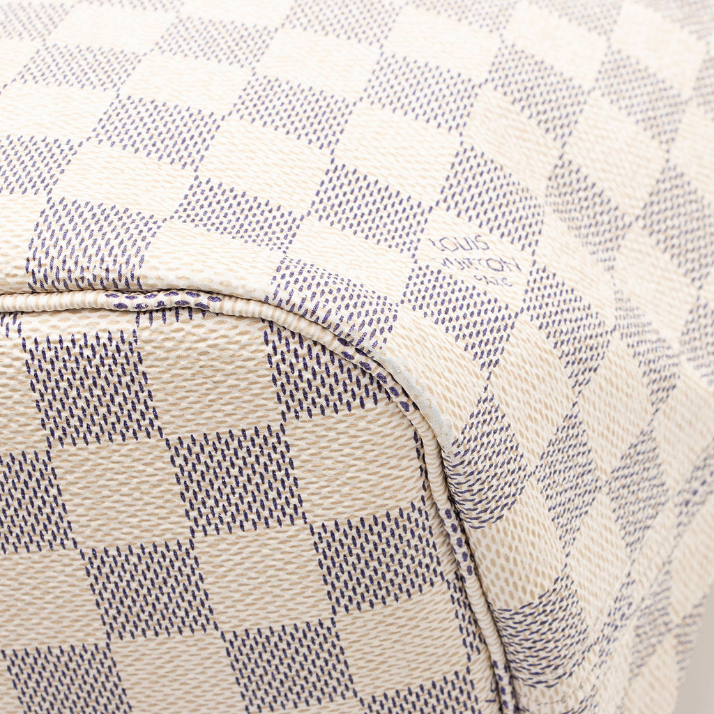 Louis Vuitton Damier Azur Neverfull MM Tote - FINAL SALE (SHF-rTmIzS)