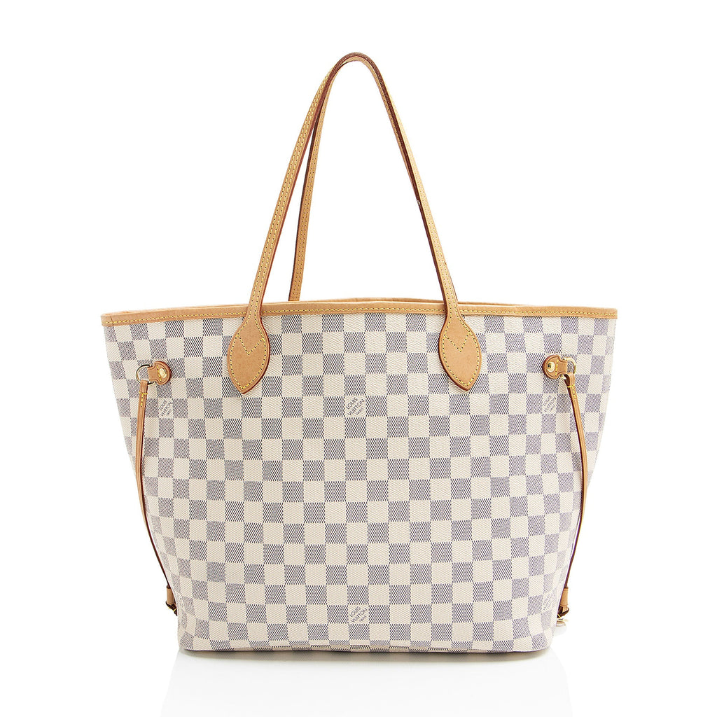 Louis Vuitton Damier Azur Neverfull MM Tote