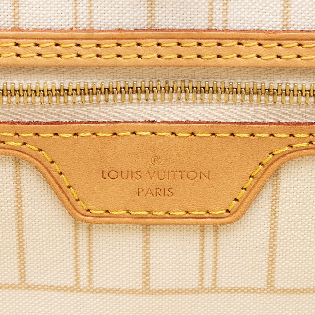 Louis Vuitton Damier Azur Neverfull MM Tote