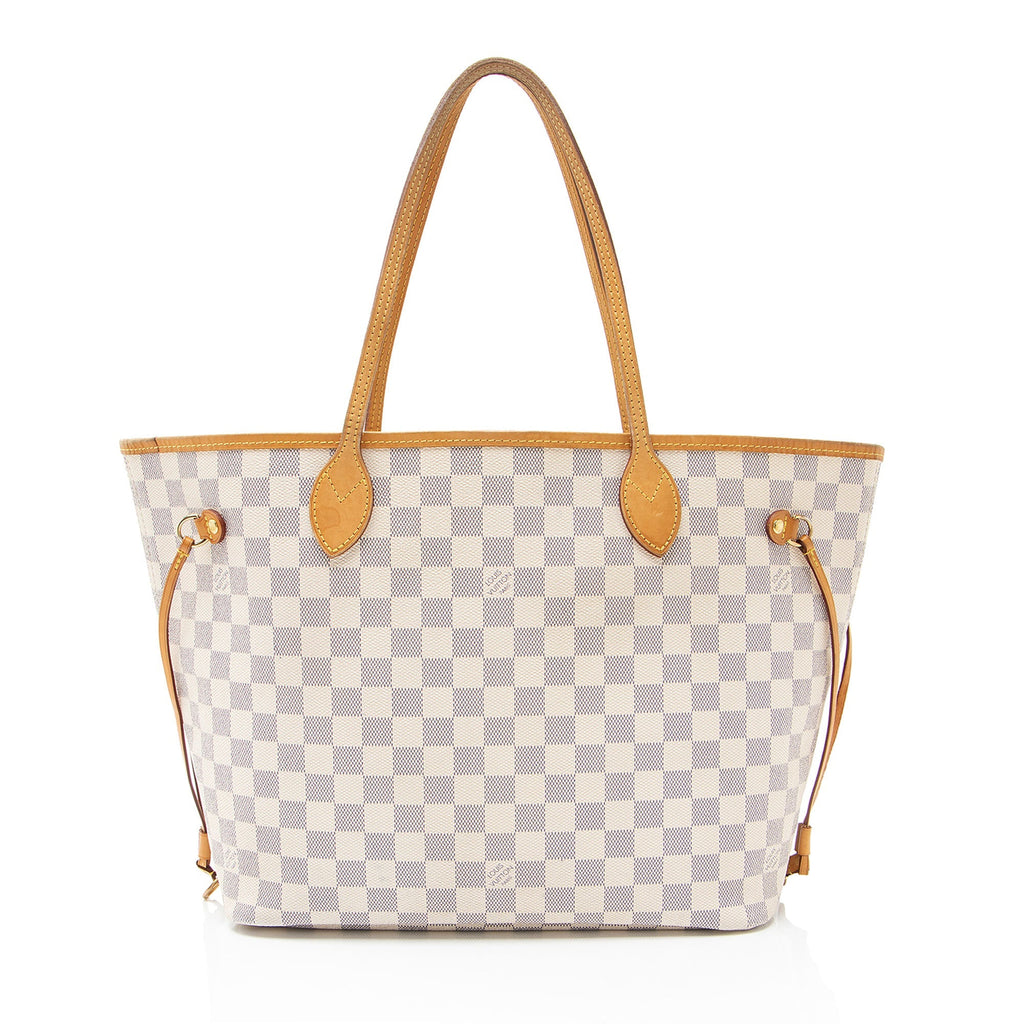 Louis Vuitton Damier Azur Neverfull MM Tote