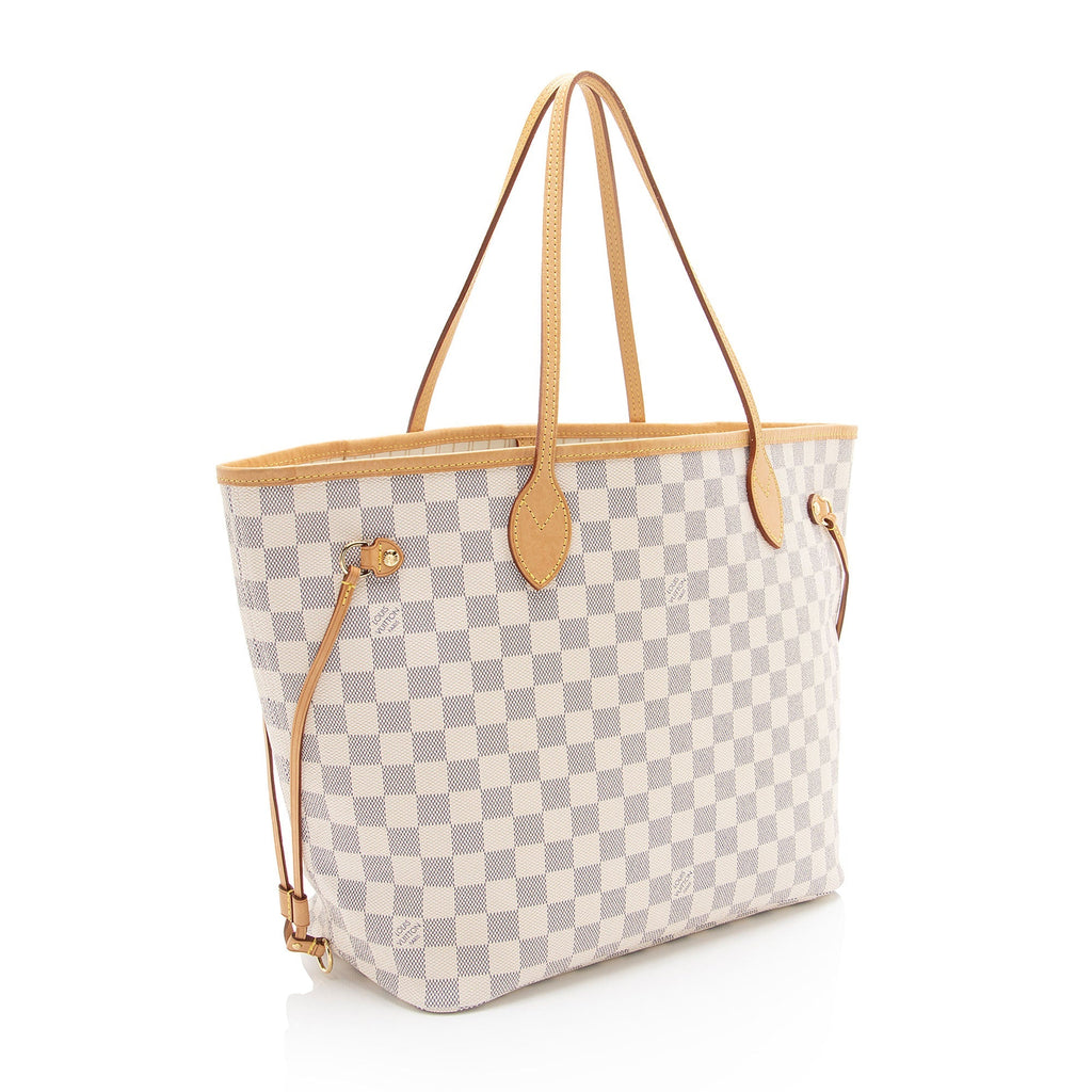 Louis Vuitton Damier Azur Neverfull MM Tote