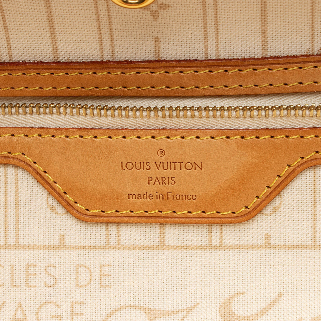 Louis Vuitton Damier Azur Neverfull PM Tote (SHF-J4KzAC)