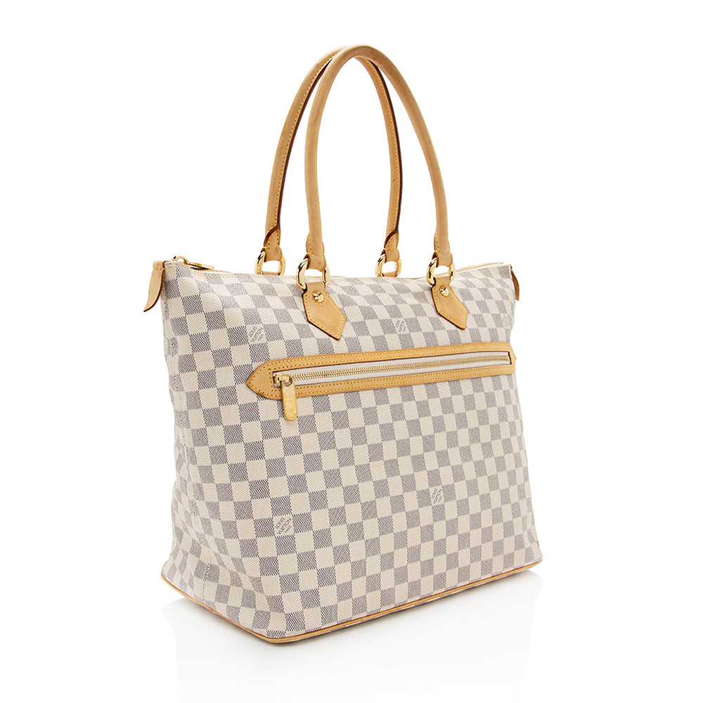 Louis Vuitton Damier Azur Saleya GM Tote (SHF-19414)