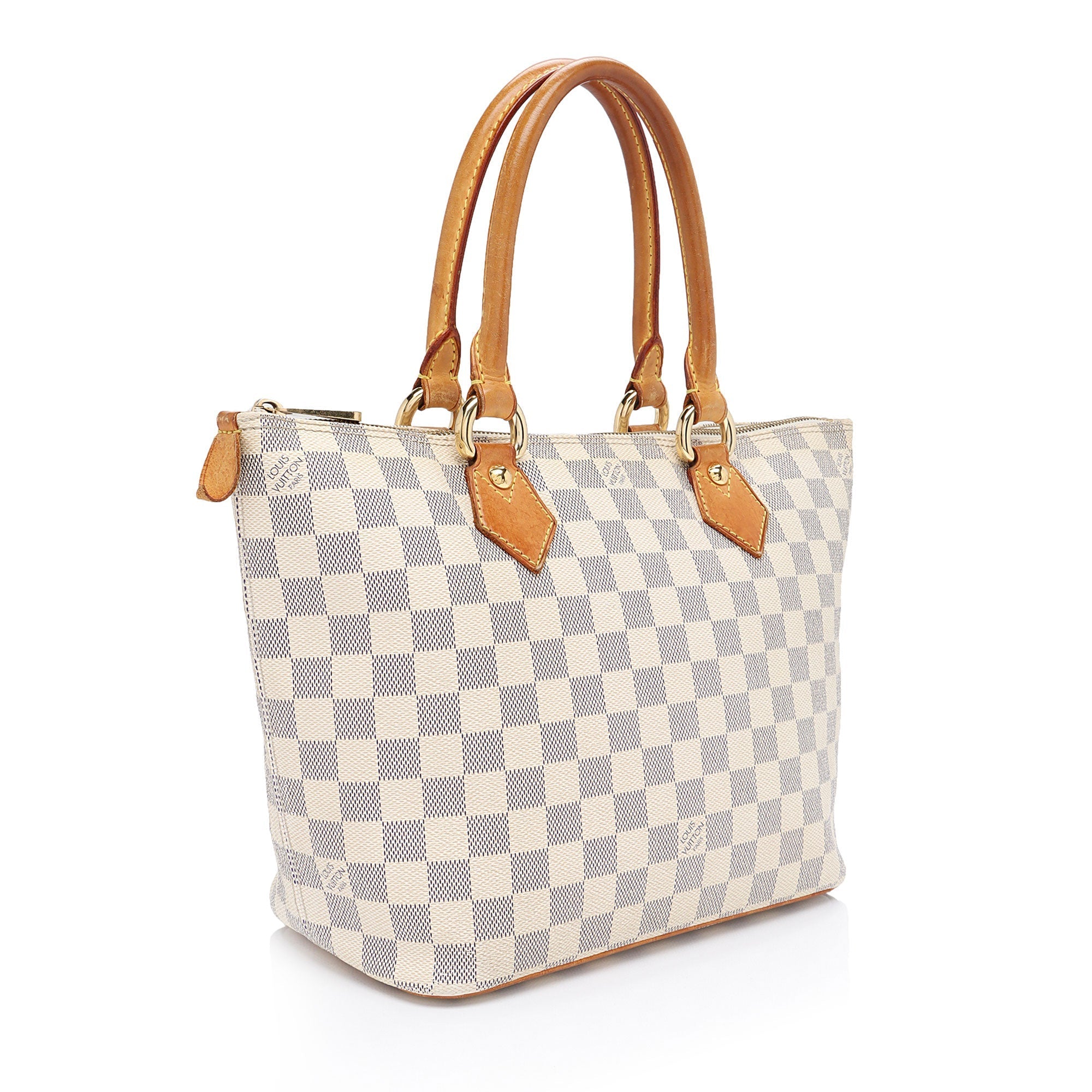 Louis Vuitton Damier Azur Saleya PM Tote - FINAL SALE (SHF-6lMBDG)