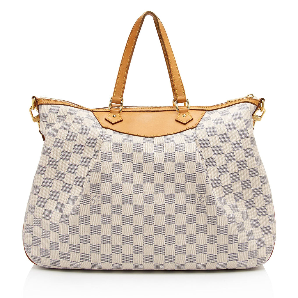 Louis Vuitton Damier Azur Siracusa GM Tote (SHF-M8mZsA)