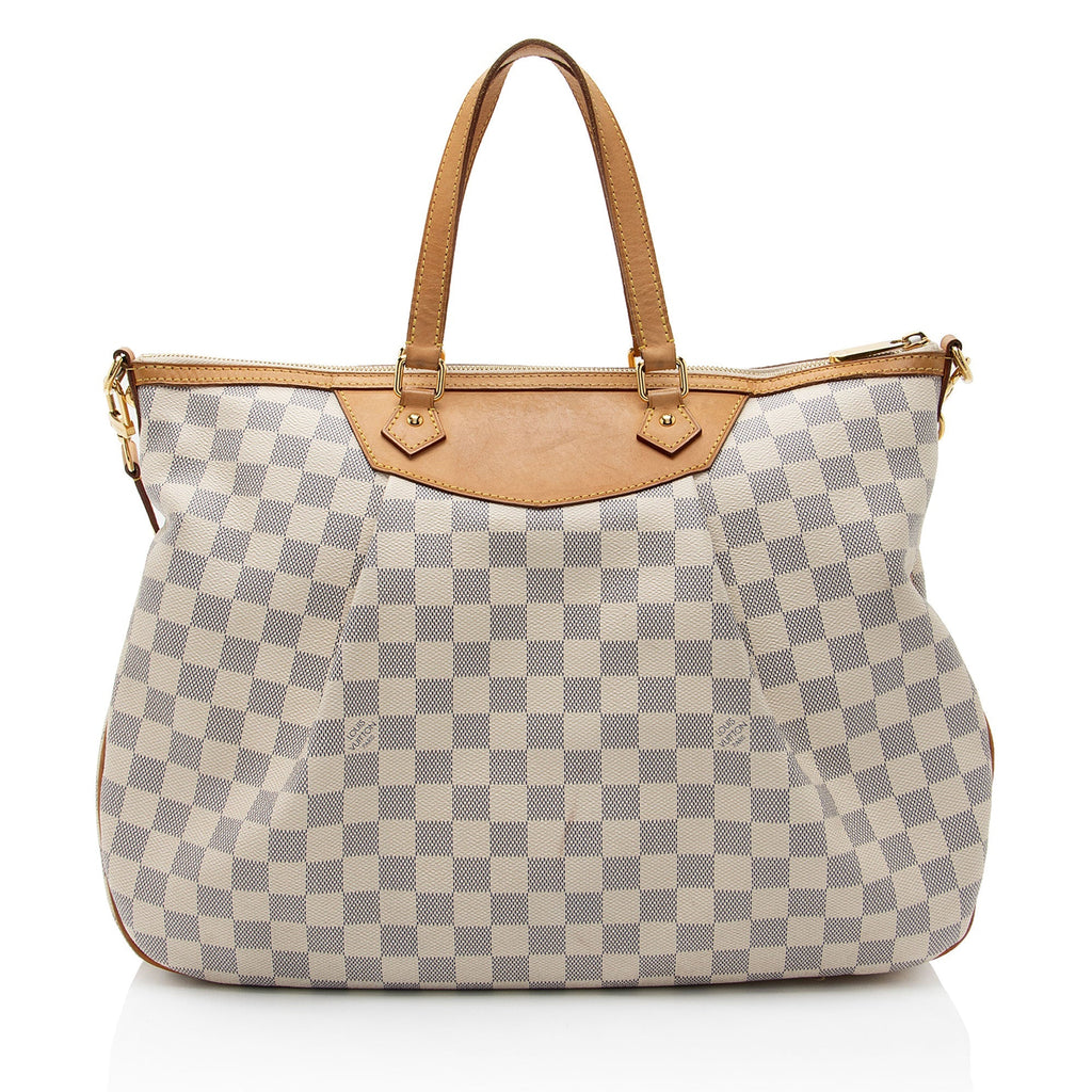 Louis Vuitton Damier Azur Siracusa GM Tote (SHF-qEEEdA)