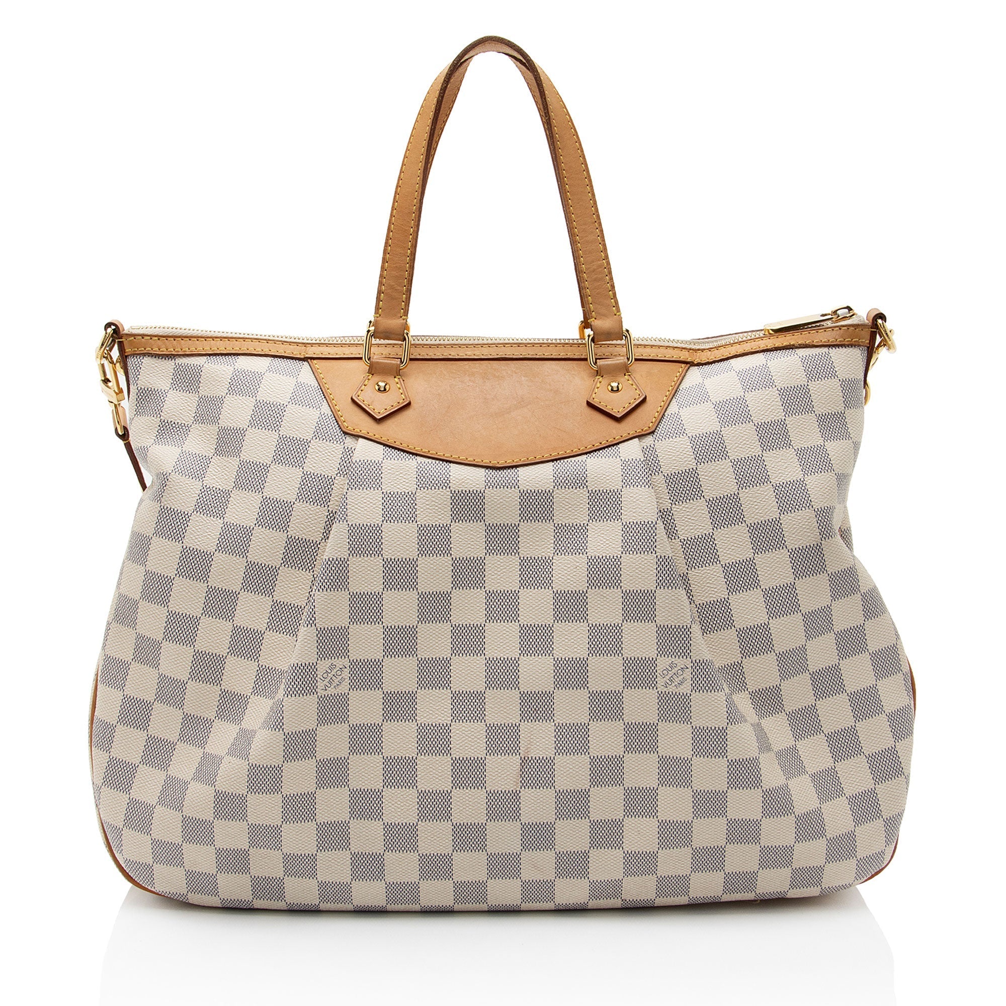 Louis Vuitton Damier Azur Siracusa GM Tote (SHF-qEEEdA)