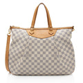 Louis Vuitton Damier Azur Siracusa GM Tote (SHF-qEEEdA)