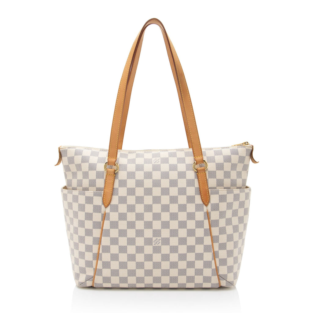 Louis Vuitton Damier Azur Totally MM Tote (SHF-bW0F2T)