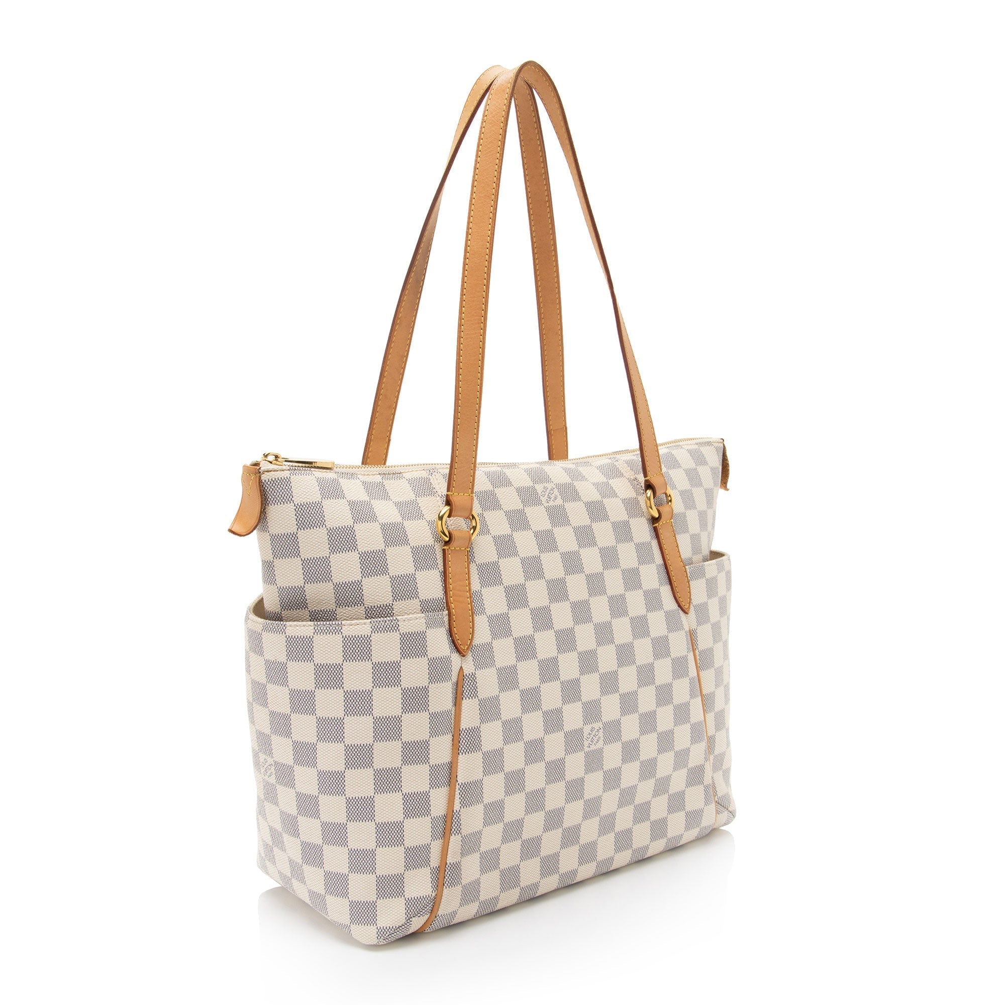 Louis Vuitton Damier Azur Totally MM Tote (SHF-bW0F2T)