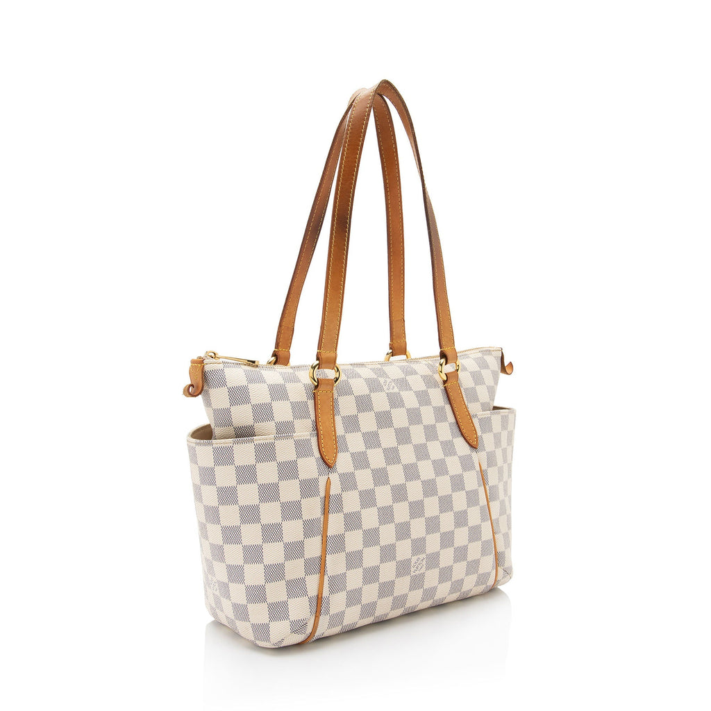 Louis Vuitton Damier Azur Totally PM Tote (SHF-t2xnGe)