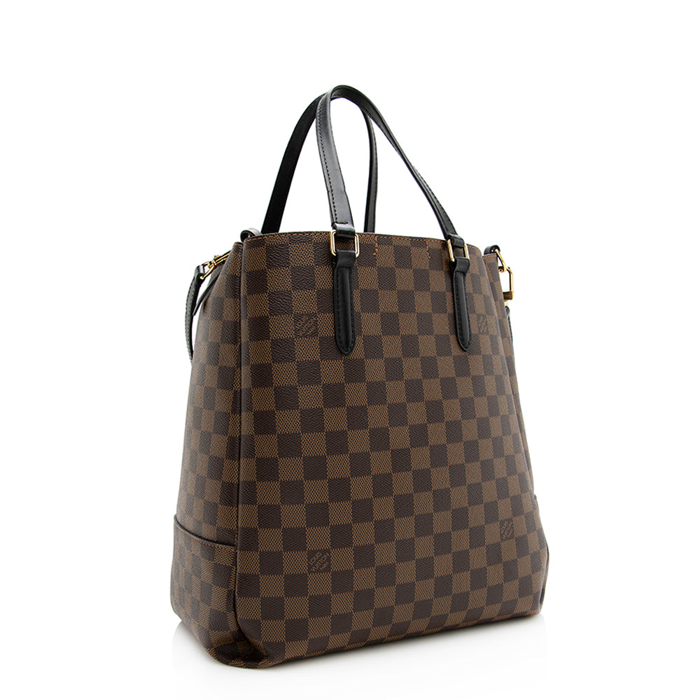 Louis Vuitton Damier Ebene Belmont MM Tote (SHF-19998)