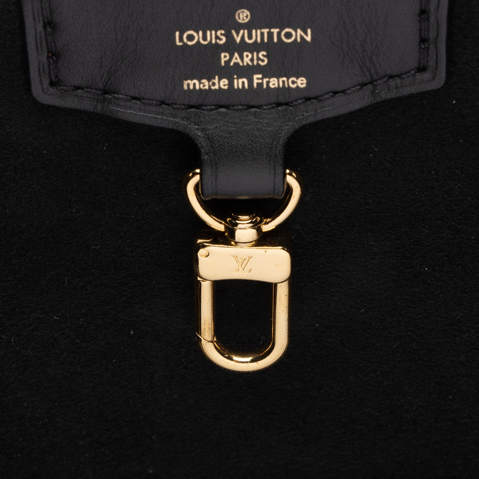 Louis Vuitton Damier Ebene Belmont MM Tote (SHF-7iEM38)