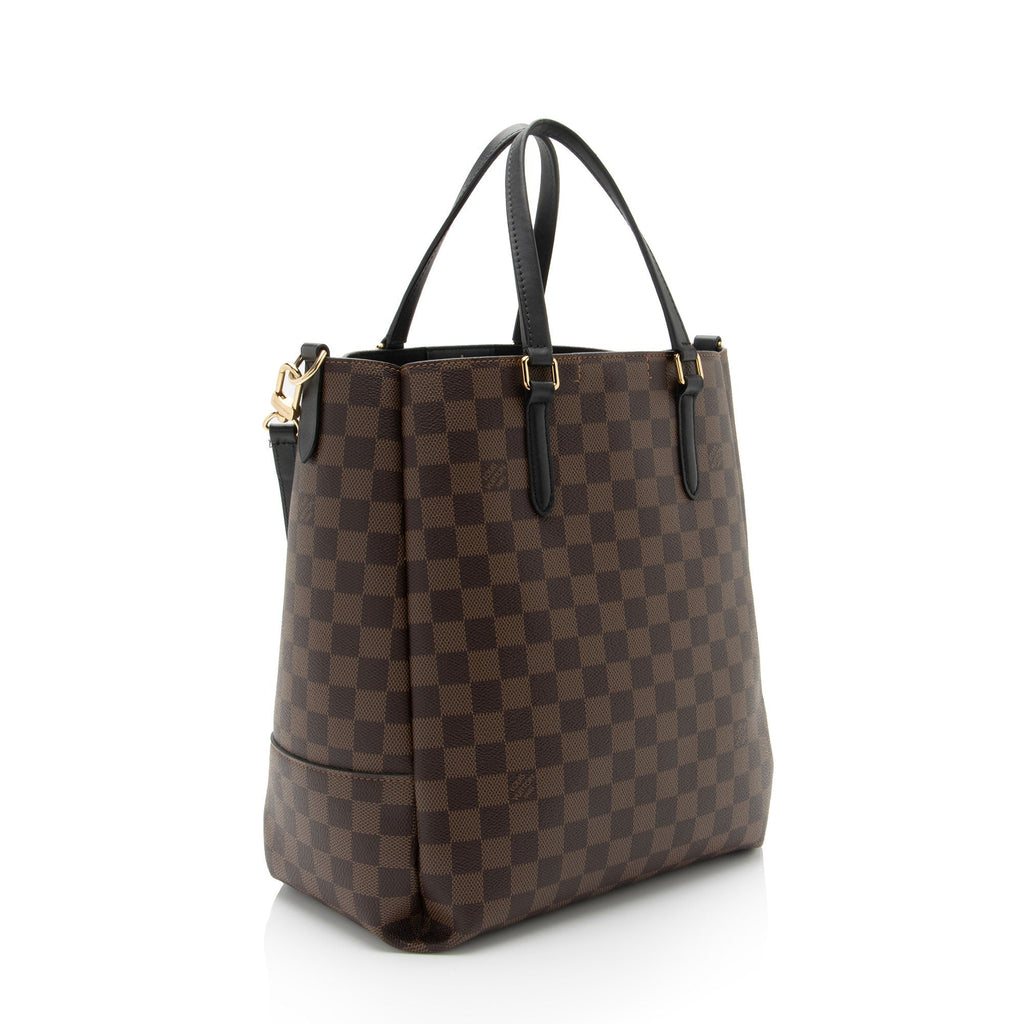 Louis Vuitton Damier Ebene Belmont MM Tote (SHF-7iEM38)