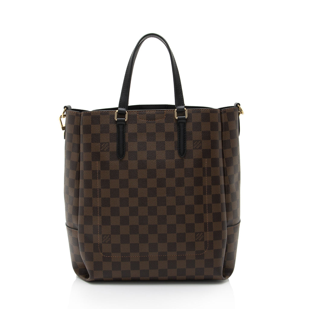 Louis Vuitton Damier Ebene Belmont MM Tote (SHF-V3N2n7)
