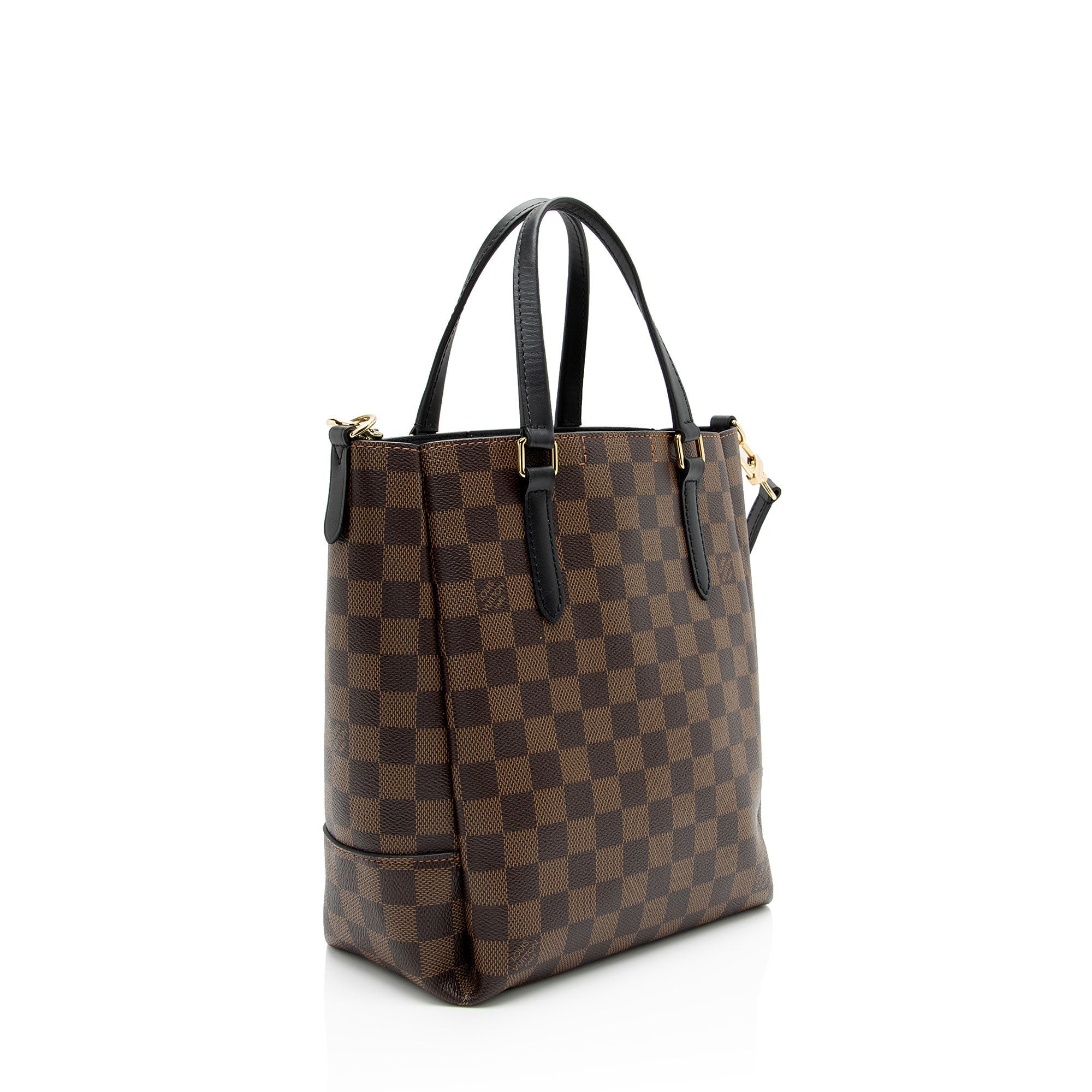 Louis Vuitton Damier Ebene Belmont PM Tote (SHF-NhyEwF)