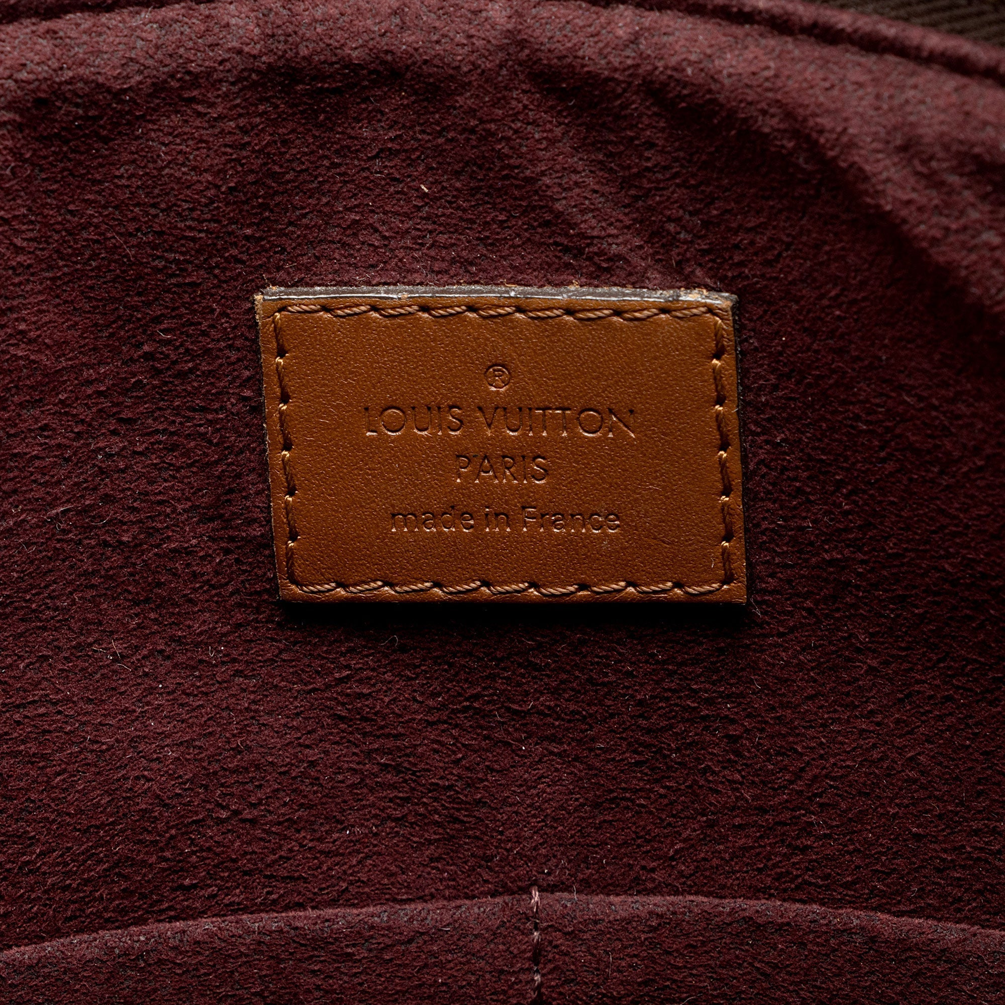 Louis Vuitton Damier Ebene Belmont Tote (SHF-e1PDWV)