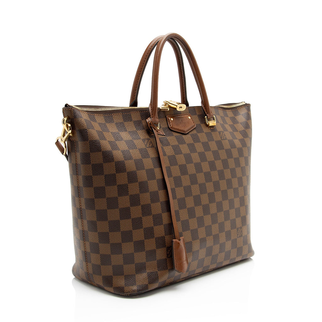Louis Vuitton Damier Ebene Belmont Tote (SHF-e1PDWV)