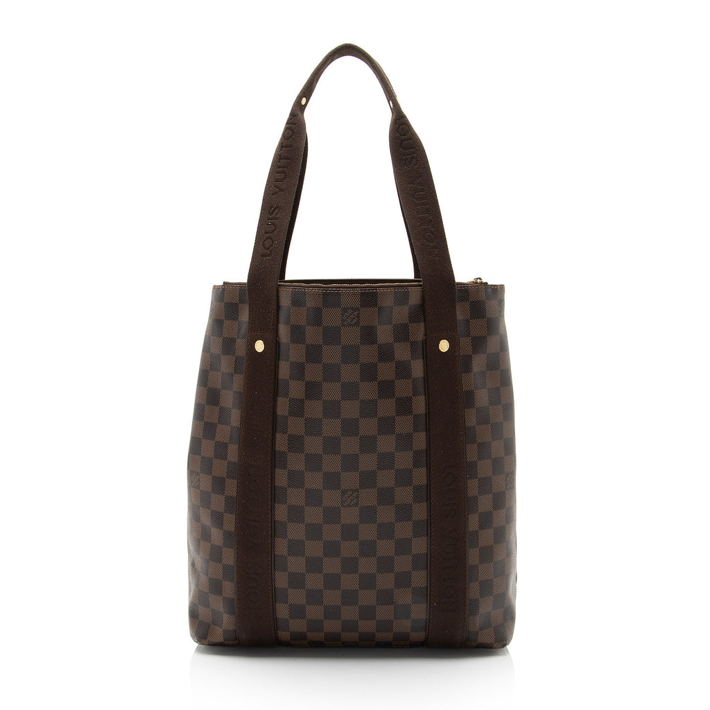 Louis Vuitton Damier Ebene Cabas Beaubourg Tote (SHF-vfVkFF)