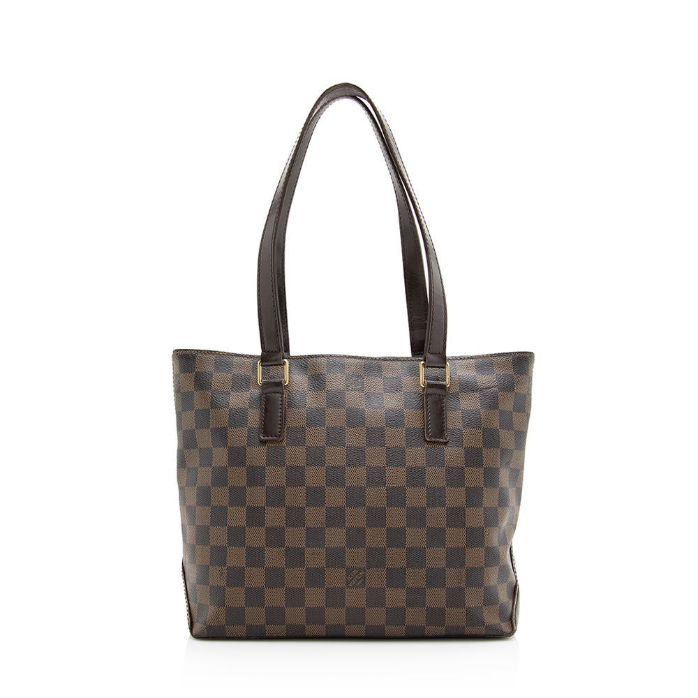 Louis Vuitton Damier Ebene Cabas Piano Tote (SHF-19724)