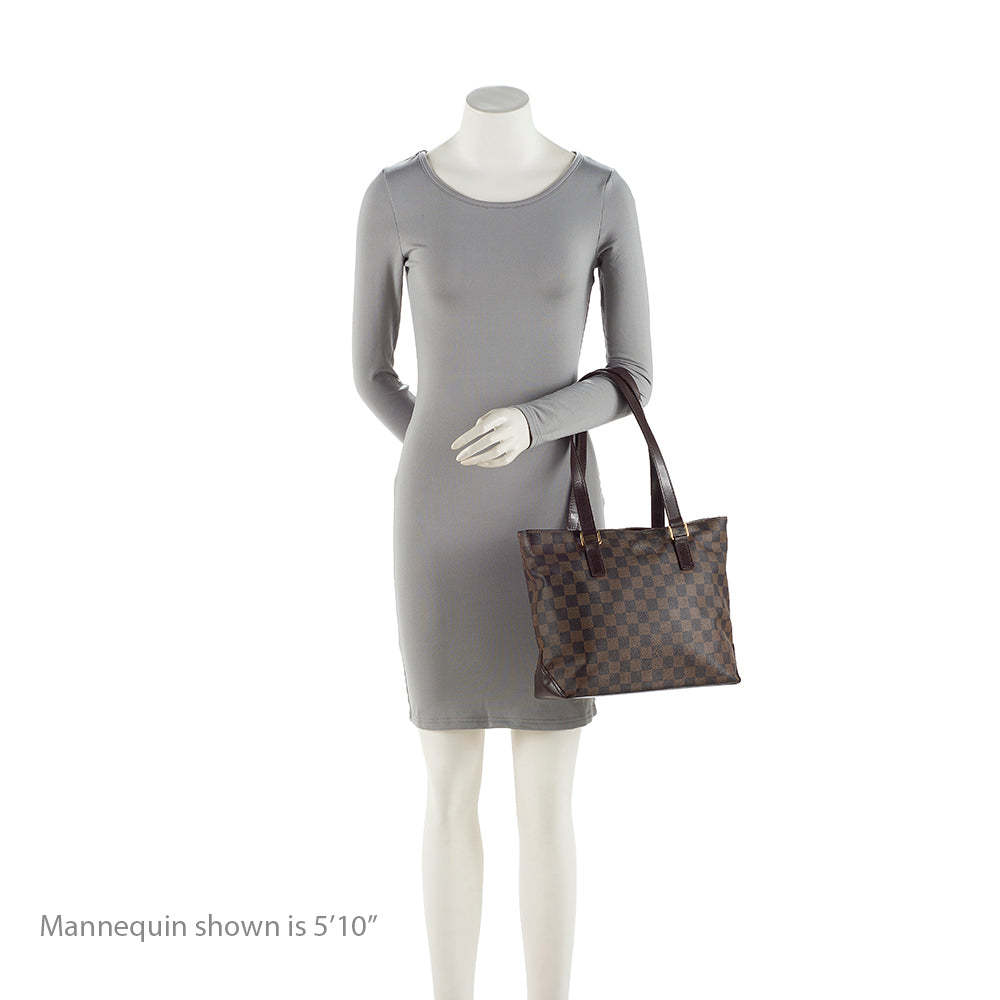 Louis Vuitton Damier Ebene Cabas Piano Tote (SHF-19724)