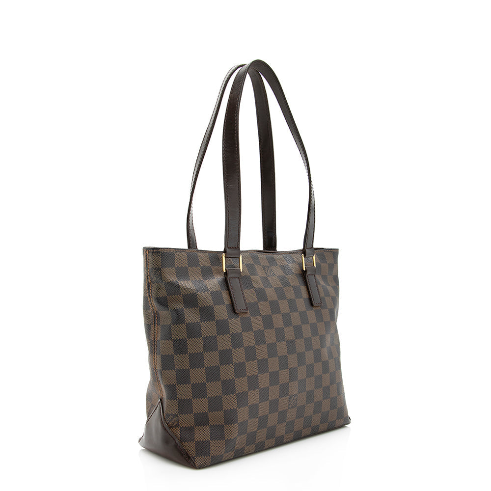 Louis Vuitton Damier Ebene Cabas Piano Tote (SHF-19724)
