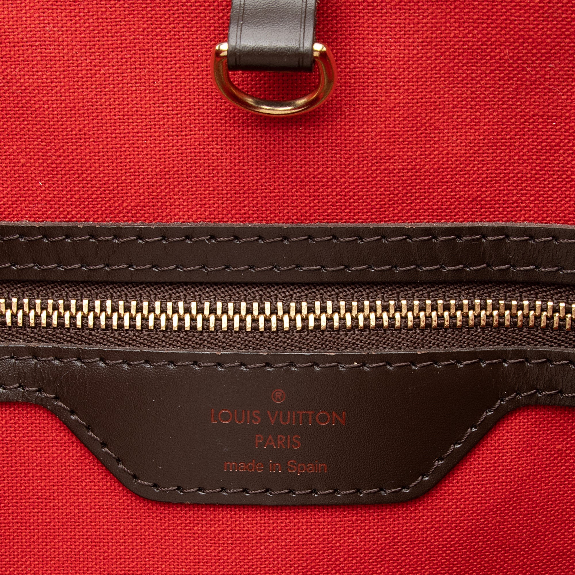 Louis Vuitton Damier Ebene Cabas Rivington Tote (SHF-mfM0N7)