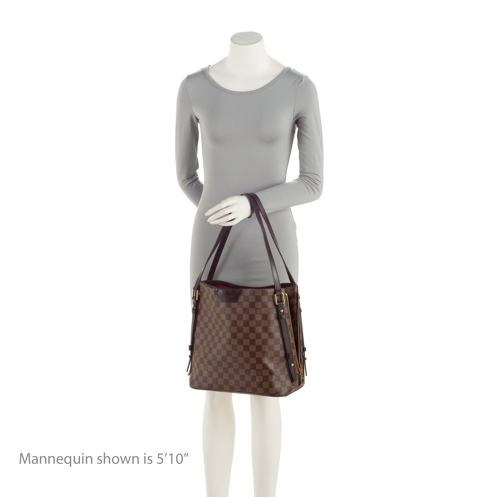 Louis Vuitton Damier Ebene Cabas Rivington Tote (SHF-mfM0N7)