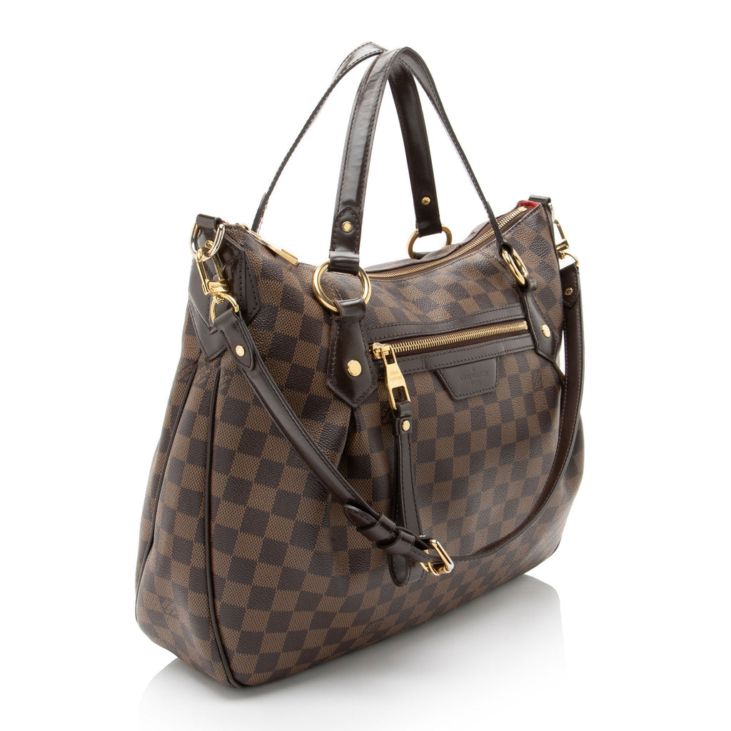 Louis Vuitton Damier Ebene Evora MM Tote