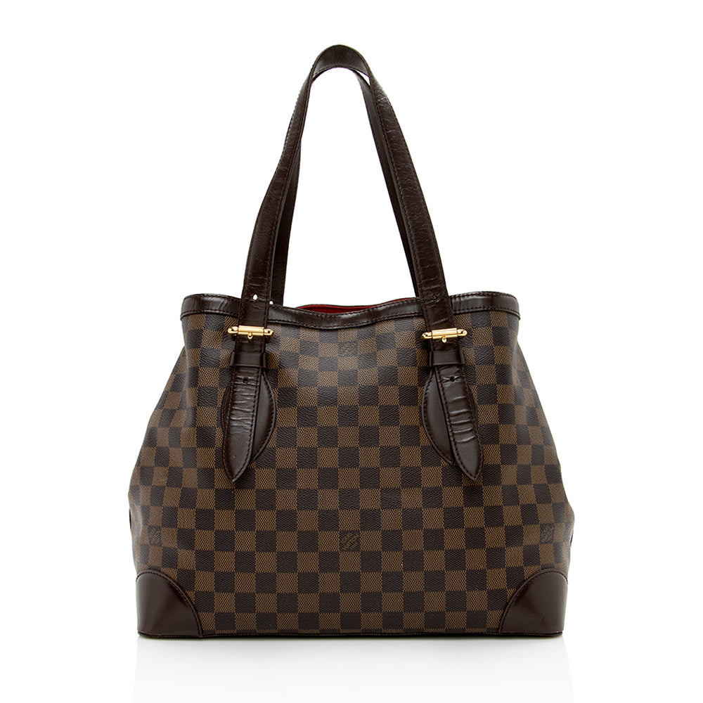 Louis Vuitton Damier Ebene Hampstead MM Tote - FINAL SALE (SHF-16598)