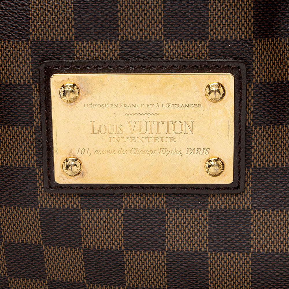 Louis Vuitton Damier Ebene Hampstead MM Tote - FINAL SALE (SHF-18016)