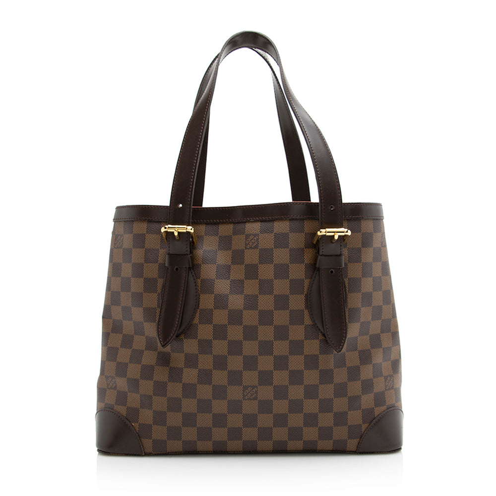Louis Vuitton Damier Ebene Hampstead MM Tote (SHF-21260)