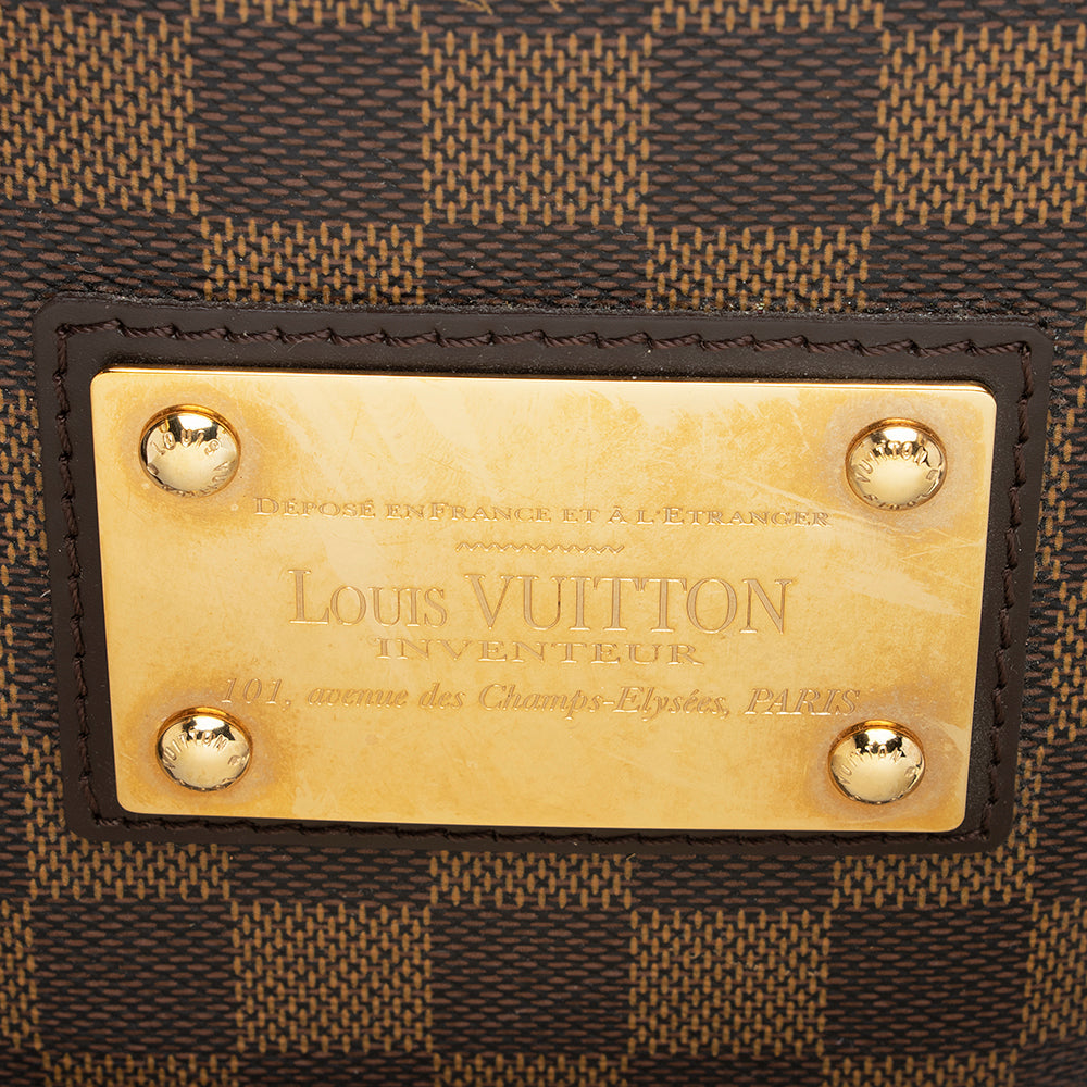 Louis Vuitton Damier Ebene Hampstead MM Tote (SHF-21260)