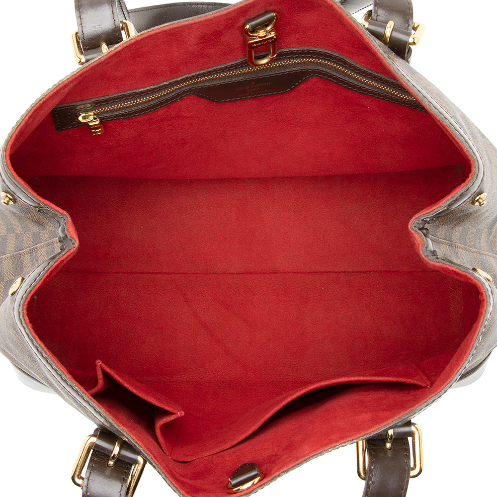 Louis Vuitton Damier Ebene Hampstead MM Tote (SHF-21116)