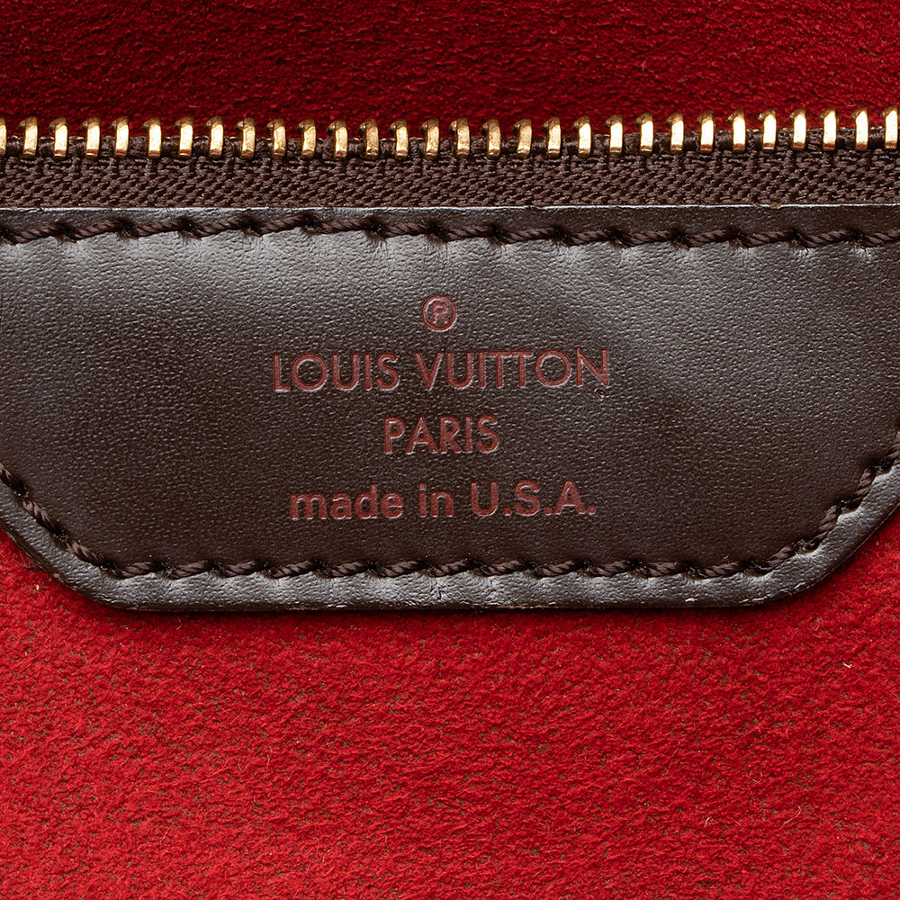 Louis Vuitton Damier Ebene Hampstead MM Tote (SHF-21116)