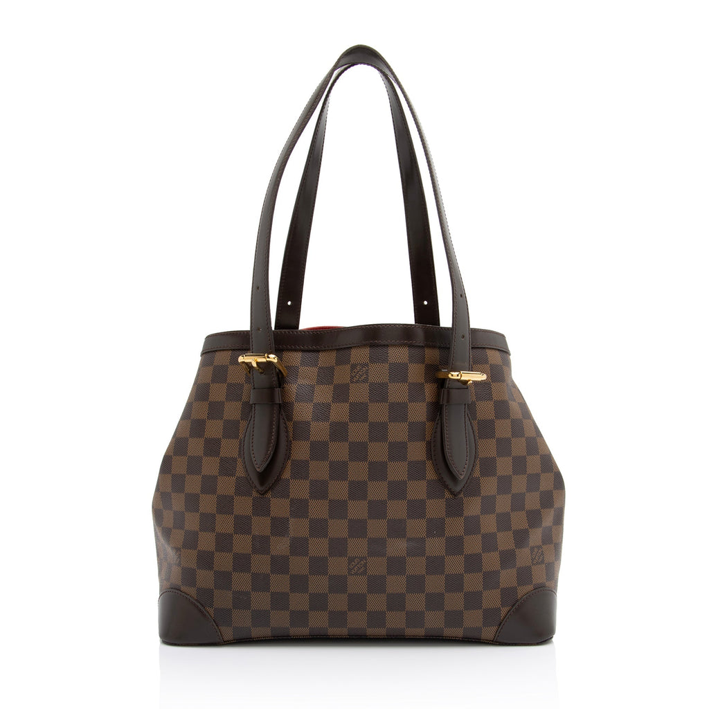 Louis Vuitton Damier Ebene Hampstead MM Tote (SHF-23582)