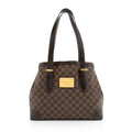 Louis Vuitton Damier Ebene Hampstead MM Tote (SHF-23582)
