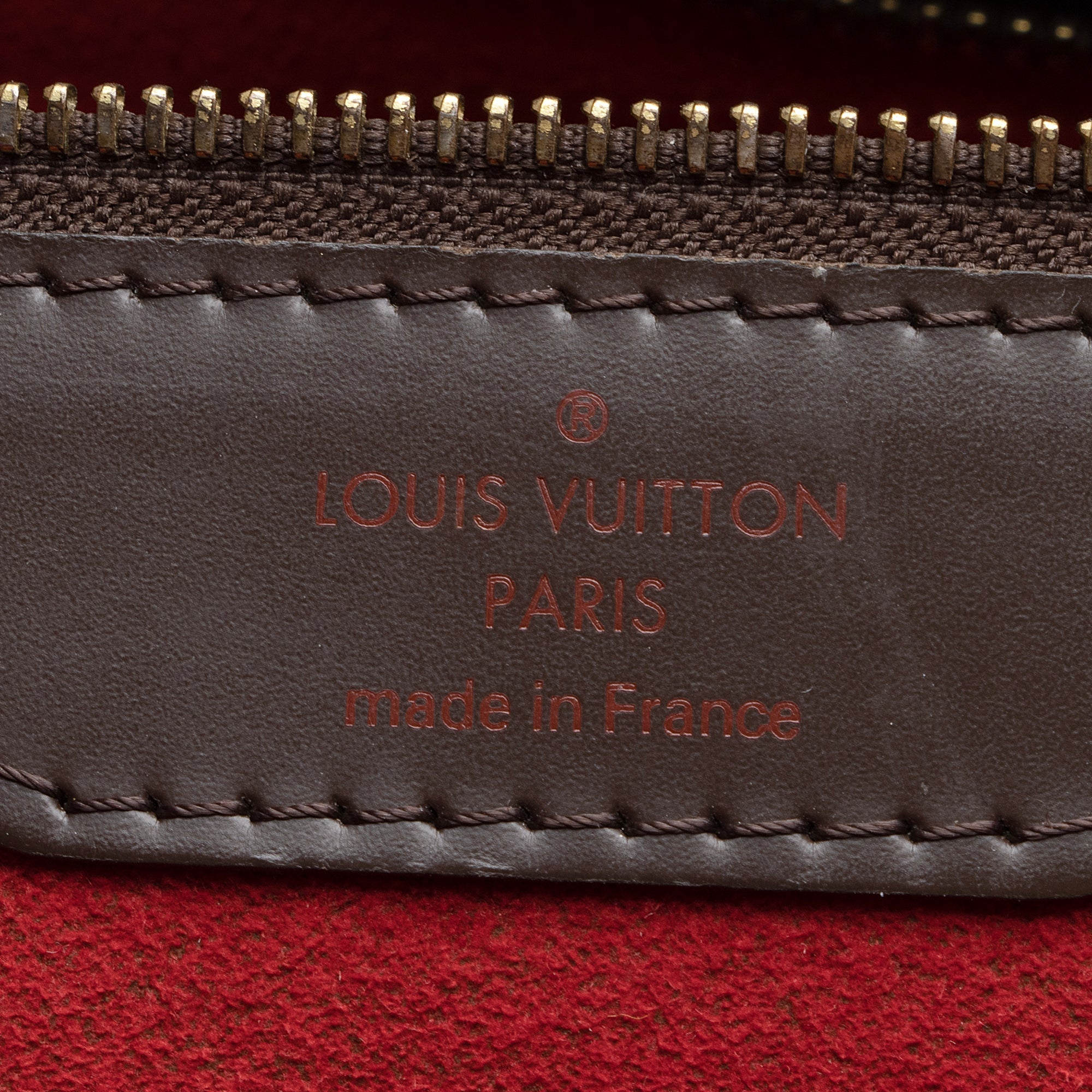 Louis Vuitton Damier Ebene Hampstead MM Tote (SHF-23582)